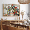 timeless elegance vintage Japanese poster rich gray brown hues captivating wall art touch cultural charm space ideal gift personal artwork piece sizes A4 cm A0