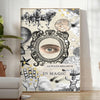 space Always Believe Magic vintage poster enchanting shades green blue captivating wall art perfect gift various sizes A4 cm A0 décor today