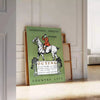 Affiche Vie campagne vintage rétro un chef - œuvre nuances gris noir amoureux style une touche élégance intérieur cadeau cadre