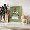 Affiche Vie campagne vintage rétro un chef - œuvre nuances gris noir amoureux style une touche élégance intérieur cadeau cadre