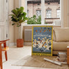 art voyage vintage affiche captivante teintes vertes bleues intérieur cadeau formats A4 cm A0