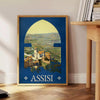 charm yesteryears vintage travel art poster lush greens tranquil blues wall unique gift captivating artwork nostalgia style space frame ready walls