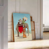 space vintage travel poster timeless gray green hues exquisite wall art perfect touch classic elegance room thoughtful gift enthusiasts artwork frameless
