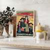 charm Pennsylvania Vintage Art Poster black green hues classic touch room artwork ideal gift space unique wall print