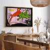 allure Panama Canal vintage travel poster black green hues statement wall art piece thoughtful gift touch history space multiple sizes A4 cm A0