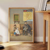 charm San Francisco vibrant green orange train poster stunning wall art perfect gift unique addition home decor enthusiasts city lovers framed unframed editions