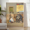 charm San Francisco vibrant green orange train poster stunning wall art perfect gift unique addition home decor enthusiasts city lovers framed unframed editions