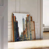 charm New York vintage black green poster classic touch room wall art timeless gift décor exquisite artwork available A4 cm A0