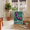 space stunning vintage poster mesmerizing blend green purple hues thoughtful gifts unique wall art exquisite artwork timeless charm decor sizes A4 cm A0