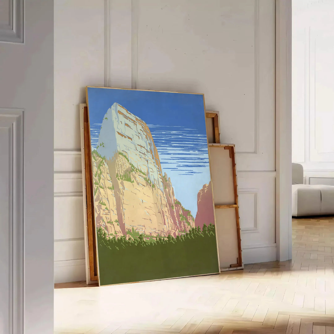 space vintage poster elegant brown green hues wall art unique gift artwork touch nostalgia room unframed options ideal enthusiasts home decorators