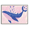 serene beauty whale poster majestic grays whites stunning wall art artwork essence ocean life memorable gift elegance room available