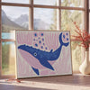 serene beauty whale poster majestic grays whites stunning wall art artwork essence ocean life memorable gift elegance room available