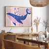 serene beauty whale poster majestic grays whites stunning wall art artwork essence ocean life memorable gift elegance room available