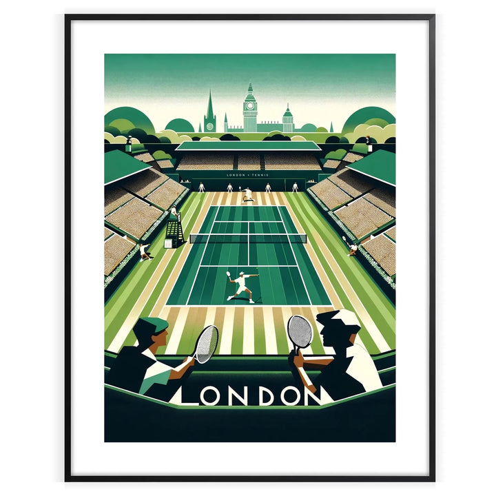 Impression de tennis de Wimbledon 