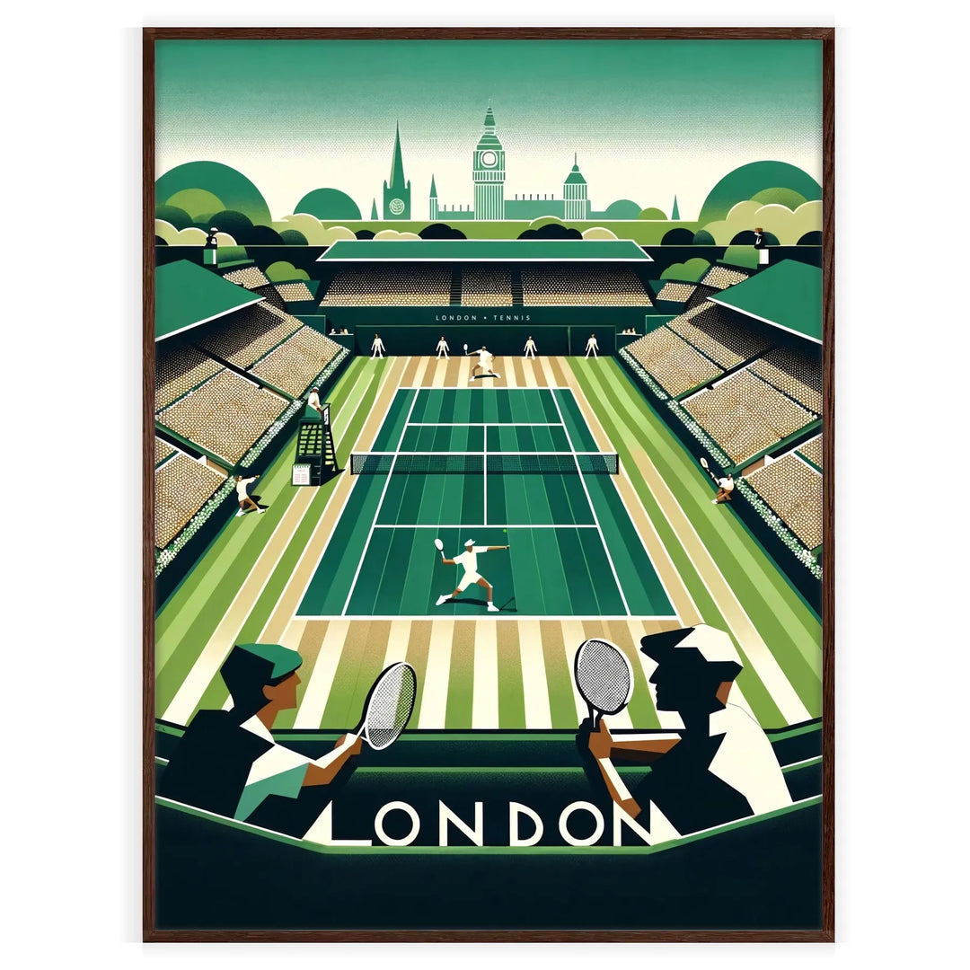 Affiche Wimbledon Affiche Tennis 4