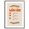 space stunning gray green Wish List poster beautiful wall art sleek design thoughtful theme perfect gift addition home decor collection artwork personalized touch