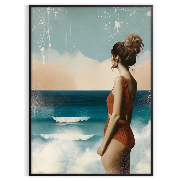 Woman Beauty Ocean Poster