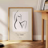 space Woman Bohemian Art poster chic gray black tones stunning piece wall elegance modern flair room perfect gift lovers ideal individuality style