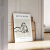Affiche boho chic une femme art bohème parfaite touche élégance intérieur cadeau espace formats A4 cm 50x70 60x80 A0