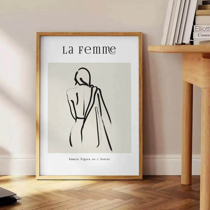 Woman Boho Art Travel Poster High Quality Frame Premium Print Home Decor Color