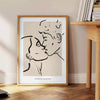 space boho wall art stunning woman theme exquisite poster charm style room perfect gift lovers unframed options decor needs