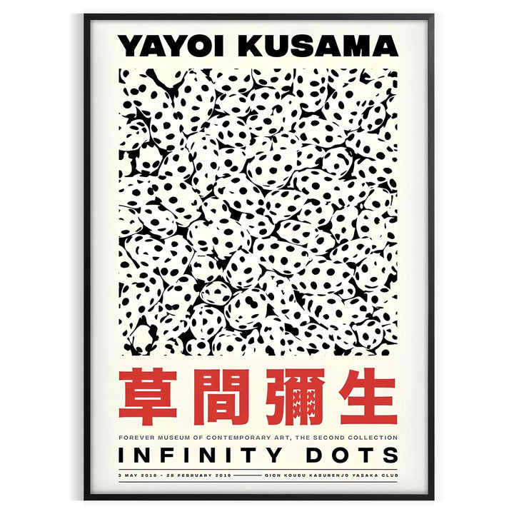 Yayoi Kusama Art 1 Travel Poster High Quality Frame Premium Print Home Decor Color