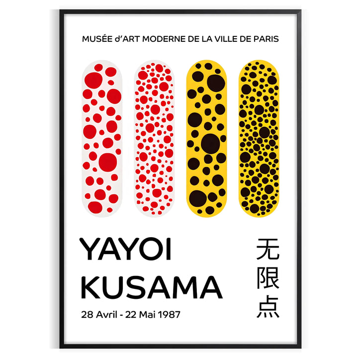 Yayoi Kusama Art 2 Travel Poster High Quality Frame Premium Print Home Decor Color