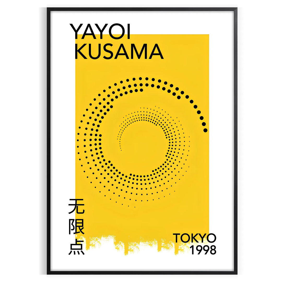 Yayoi Kusama Poster 1 Travel Poster High Quality Frame Premium Print Home Decor Color