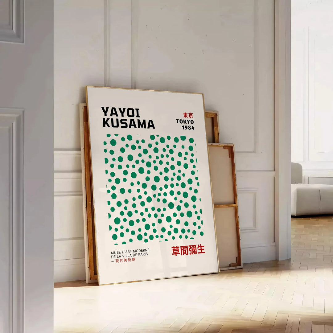 Yayoi Kusama 1 Art 1 Travel Poster High Quality Frame Premium Print Home Decor Color