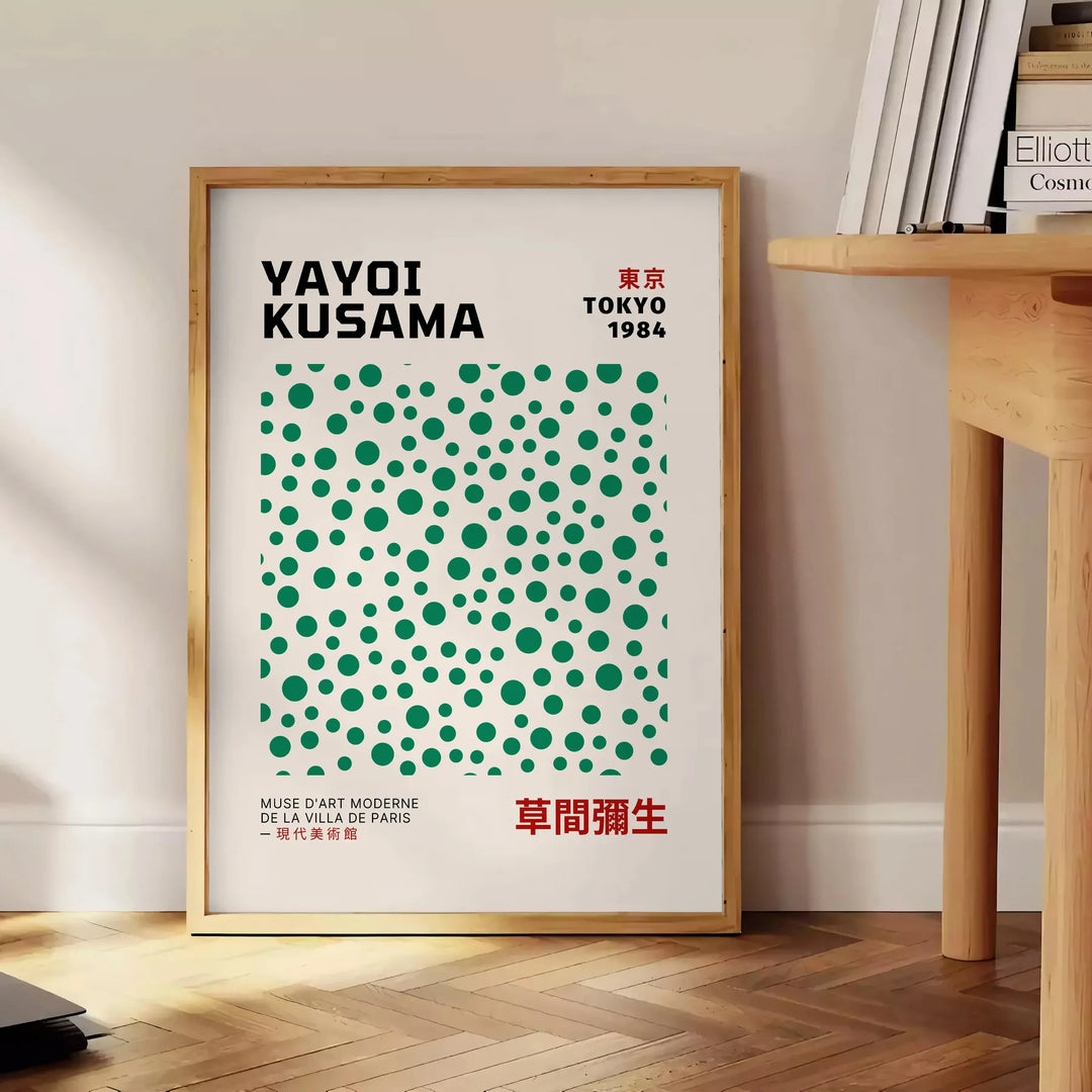 Yayoi Kusama 1 Art 1 Travel Poster High Quality Frame Premium Print Home Decor Color