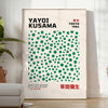 space Yayoi Kusama poster intricate artistry stunning gray blue hues gift statement wall art piece touch modern elegance home decor today A4 cm A0