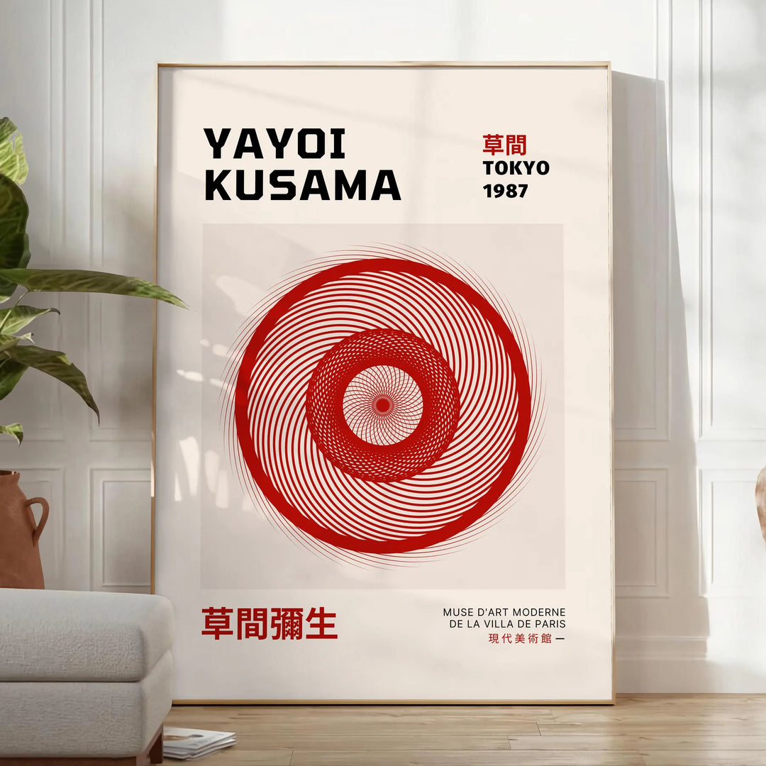 Yayoi Kusama 1 Art 2 Travel Poster High Quality Frame Premium Print Home Decor Color