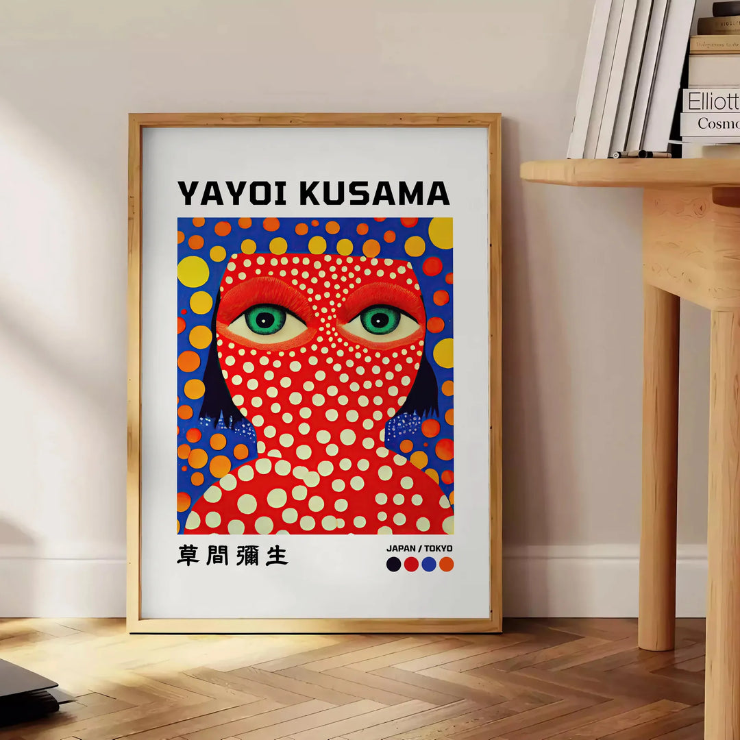 Yayoi Kusama 1 Art Print Travel Poster High Quality Frame Premium Print Home Decor Color