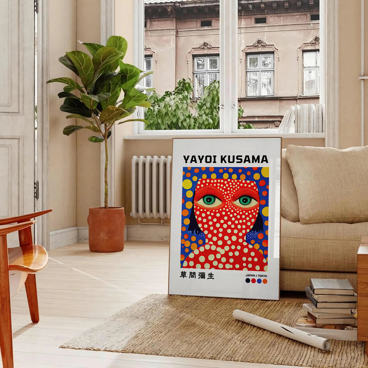 Yayoi Kusama 1 Art Print Travel Poster High Quality Frame Premium Print Home Decor Color