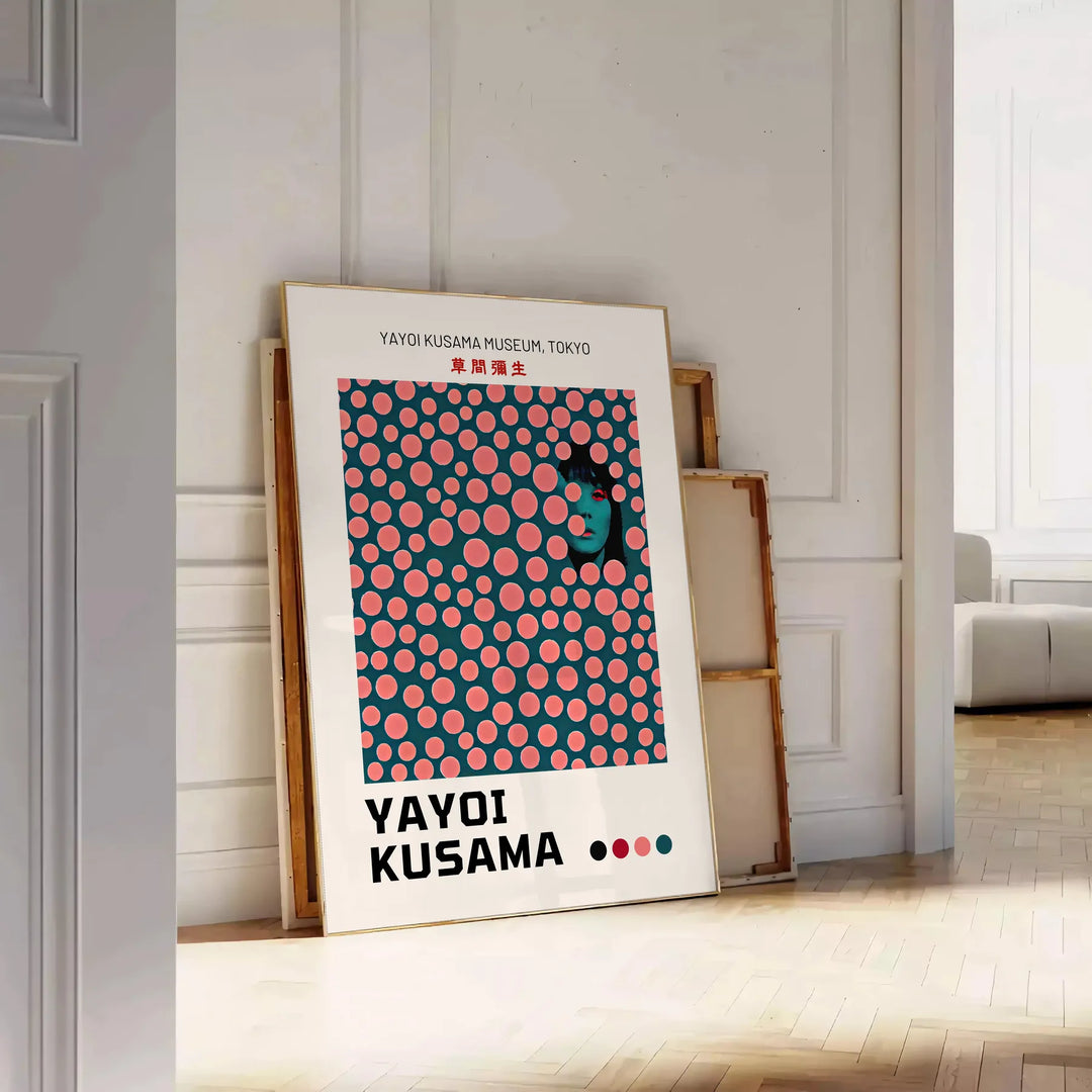 Yayoi Kusama 1 Art Travel Poster High Quality Frame Premium Print Home Decor Color