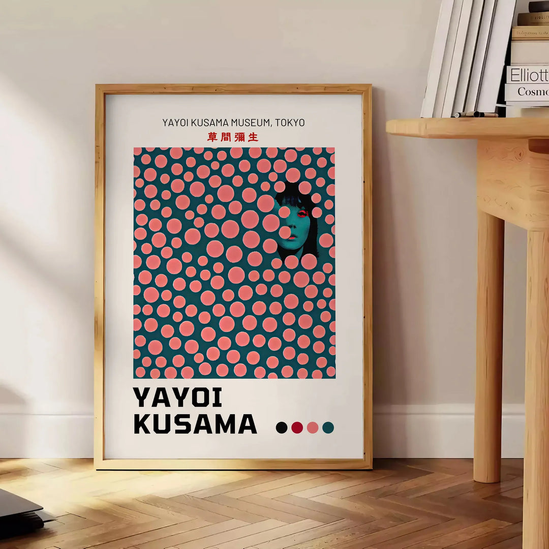 Yayoi Kusama 1 Art Travel Poster High Quality Frame Premium Print Home Decor Color