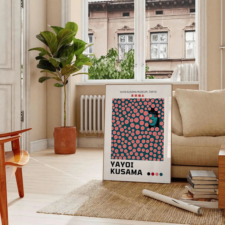 Yayoi Kusama 1 Art Travel Poster High Quality Frame Premium Print Home Decor Color