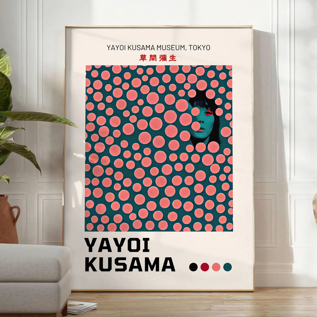 Yayoi Kusama 1 Art Travel Poster High Quality Frame Premium Print Home Decor Color