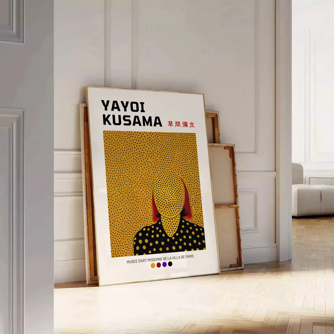 Yayoi Kusama 1 Poster 1 Travel Poster High Quality Frame Premium Print Home Decor Color