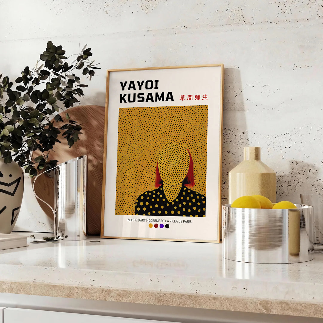 Yayoi Kusama 1 Poster 1 Travel Poster High Quality Frame Premium Print Home Decor Color