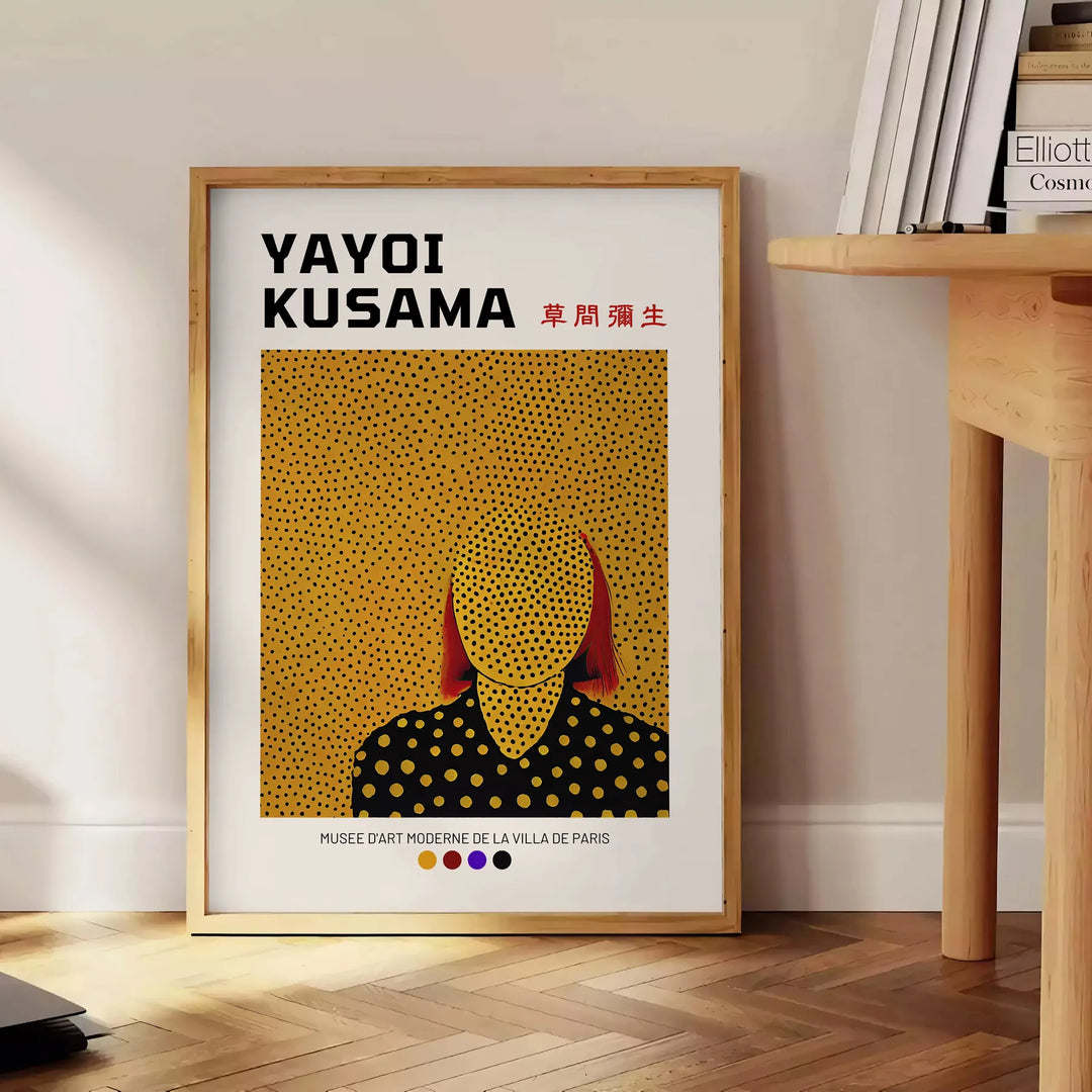 Yayoi Kusama 1 Poster 1 Travel Poster High Quality Frame Premium Print Home Decor Color