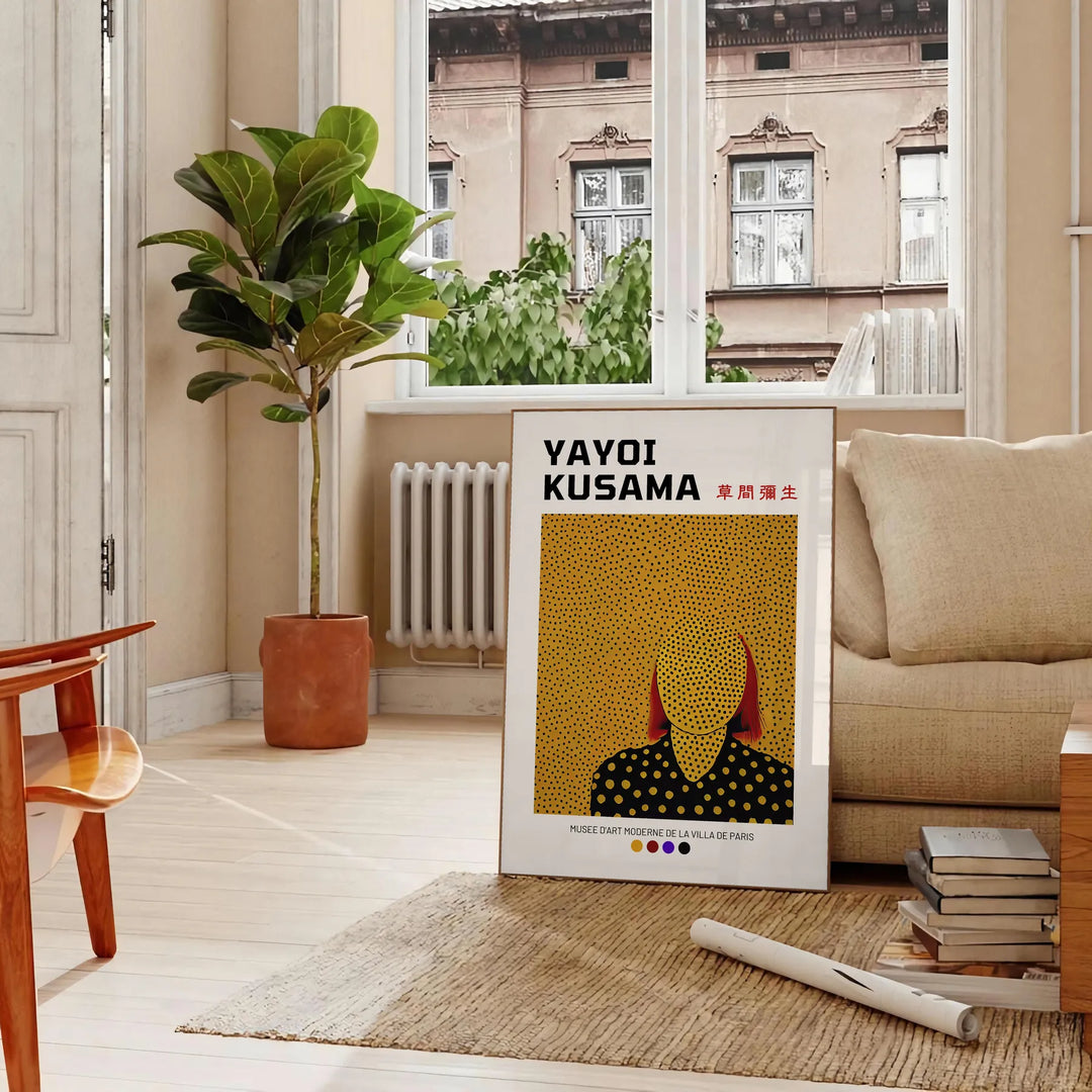 Yayoi Kusama 1 Poster 1 Travel Poster High Quality Frame Premium Print Home Decor Color