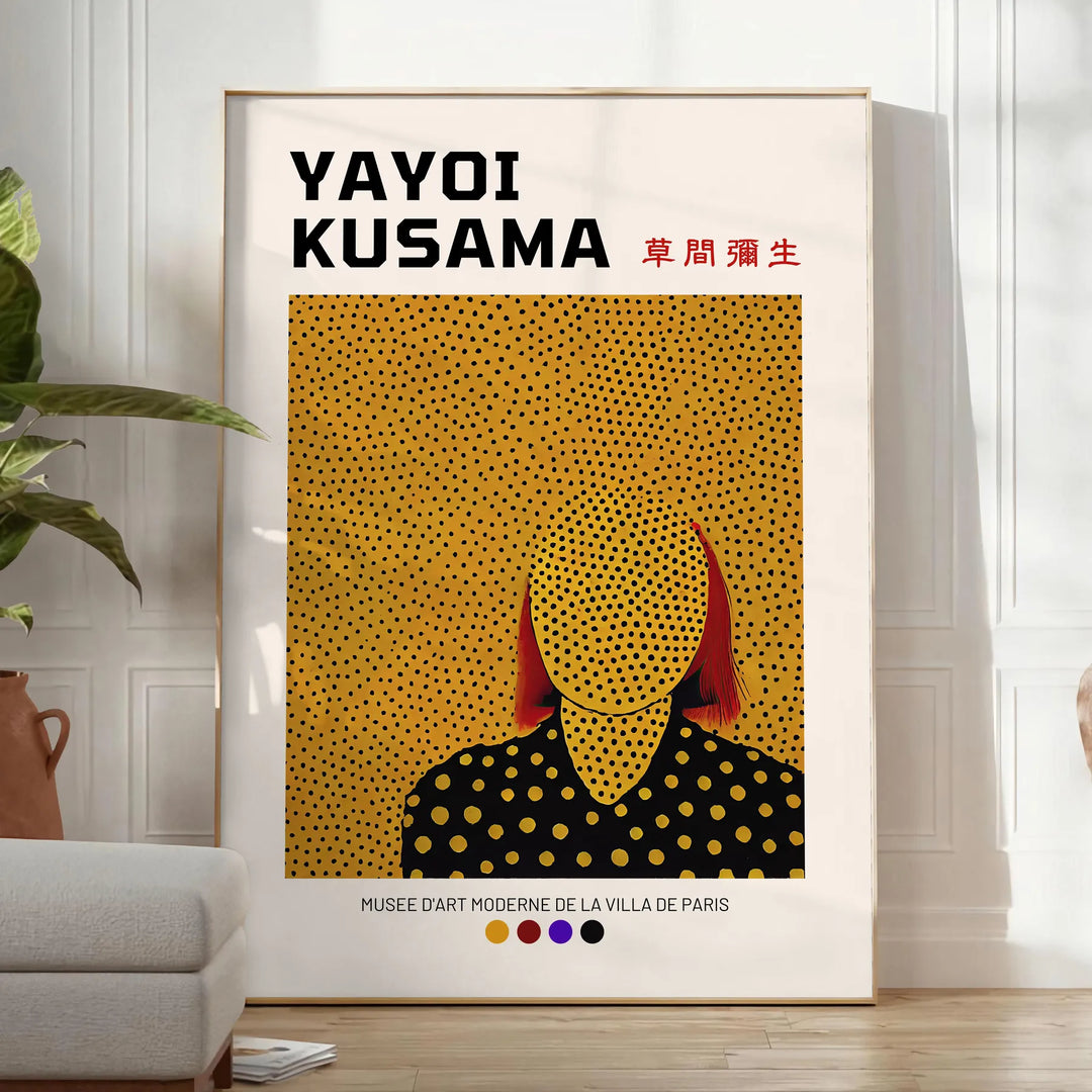 Yayoi Kusama 1 Poster 1 Travel Poster High Quality Frame Premium Print Home Decor Color