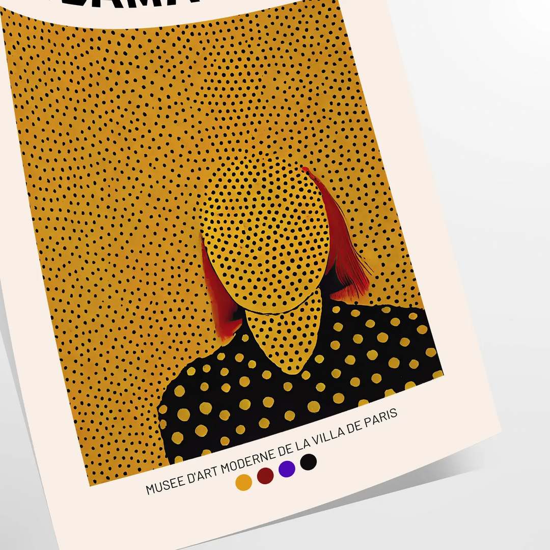 Yayoi Kusama 1 Poster 1 Travel Poster High Quality Frame Premium Print Home Decor Color