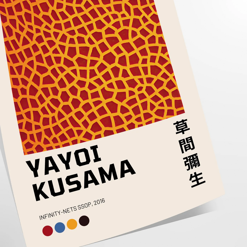 Yayoi Kusama 1 Print Travel Poster High Quality Frame Premium Print Home Decor Color