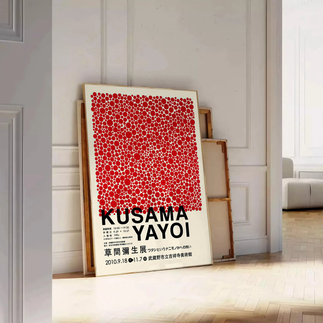 Yayoi Kusama 1 Wall Print Travel Poster High Quality Frame Premium Print Home Decor Color