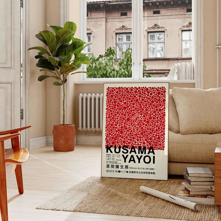 Yayoi Kusama 1 Wall Print Travel Poster High Quality Frame Premium Print Home Decor Color