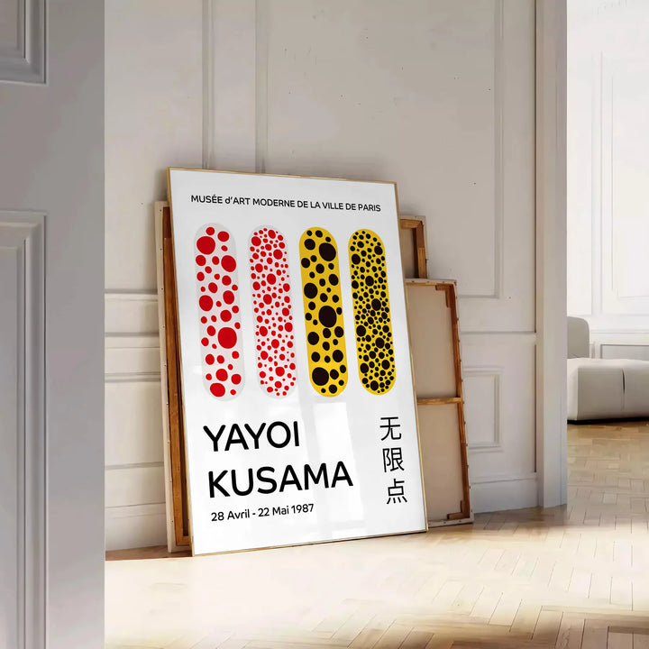 Yayoi Kusama Art 2 Travel Poster High Quality Frame Premium Print Home Decor Color