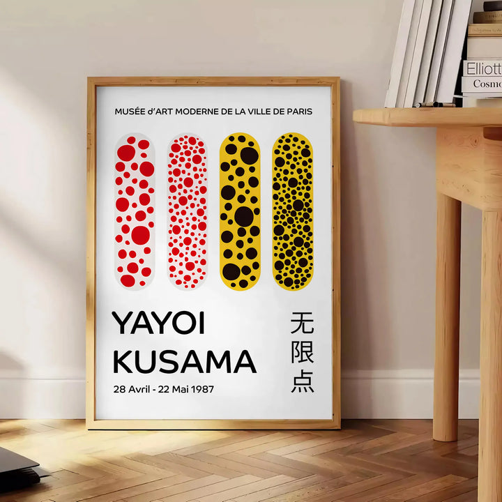 Yayoi Kusama Art 2 Travel Poster High Quality Frame Premium Print Home Decor Color