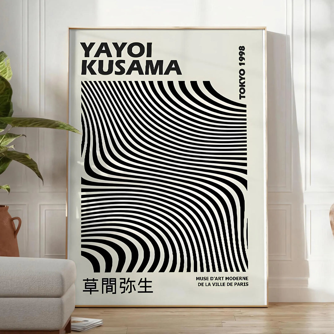 Yayoi Kusama Art 4 Travel Poster High Quality Frame Premium Print Home Decor Color